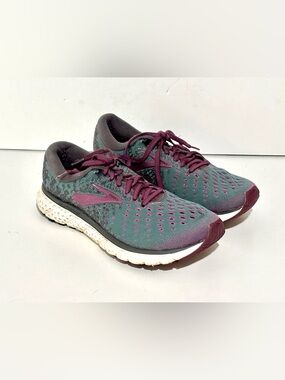 Brooks Glycerin 17 Women's Running Shoes Size 8 Purple Green